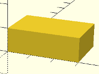 3D-Konstruktion: Quader alias cube